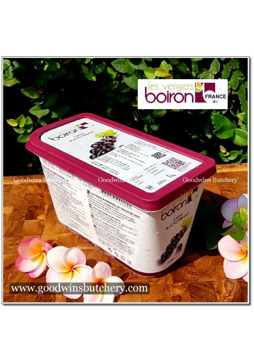 Boiron France frozen fruit puree CASSIS BLACKCURRANT 1kg